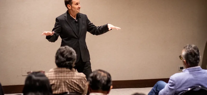 Master class privada con un grupo reducido